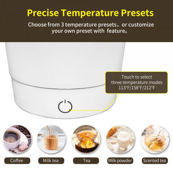 Car 12V Water Heater Coffee Mug with App Temperature Control Bottle with Kettle - Image 2