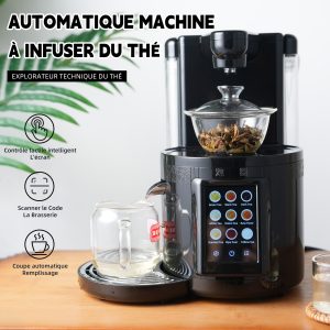 Machine à infuser intelligente - tea QR Master 1.3L/1300ml avec reconnaissance de Code QR et programme personnalisé