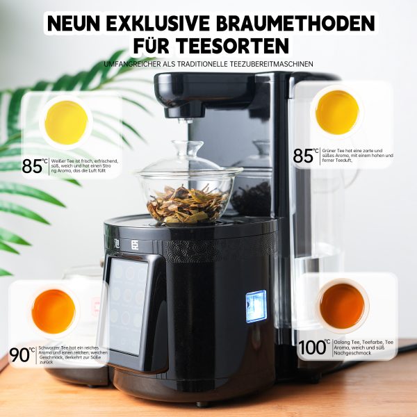 Smart Braumaschine - Tee QR Master 1.3L/1300ml mit QR-Code-Erkennung und benutzerdefinierten Programmen - Image 6